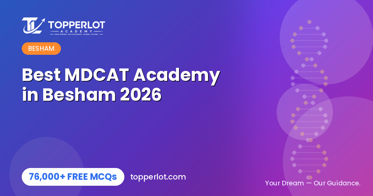 Best MDCAT academy in Besham on Topperlot Academy