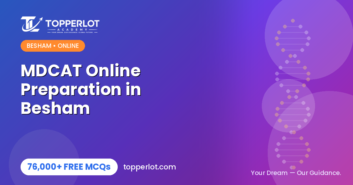 MDCAT online preparation in Besham on Topperlot Academy